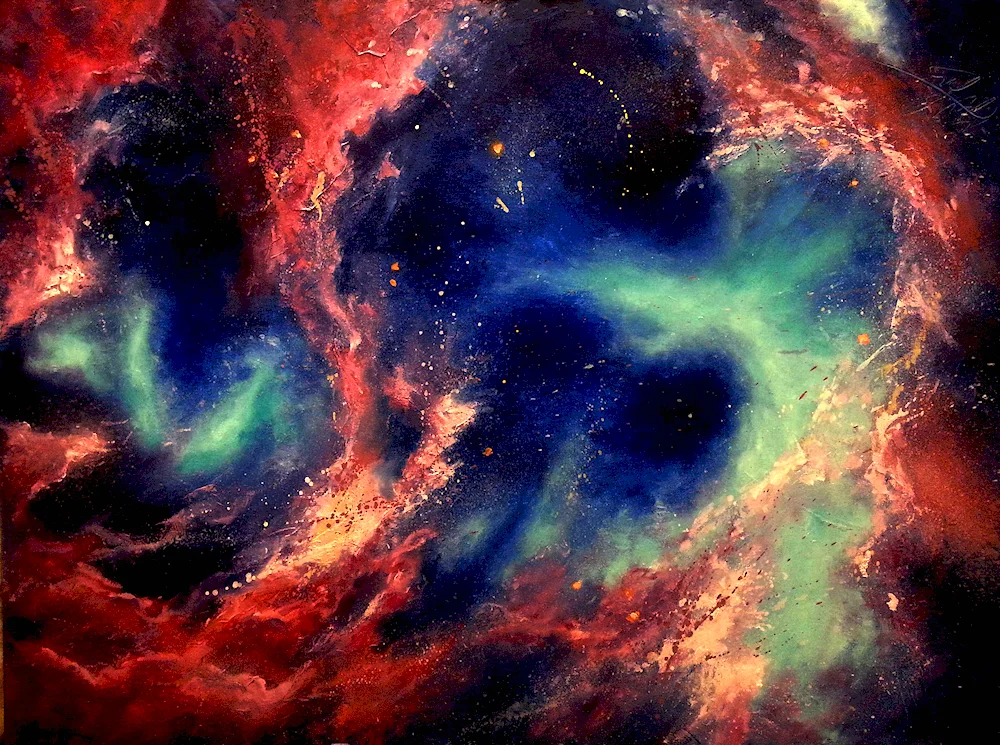 Cosmos watercolours