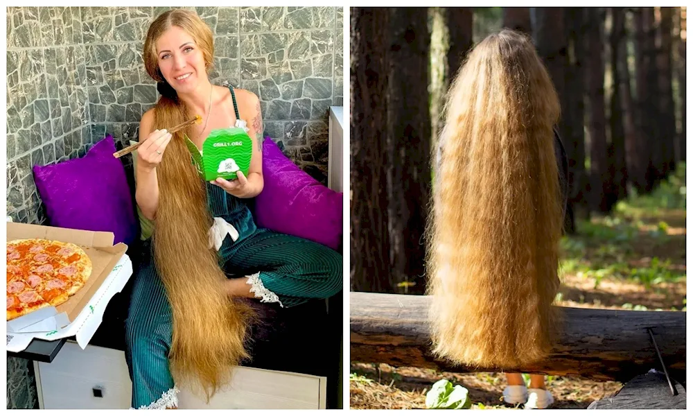 Long hair Natalia Anufreichuk