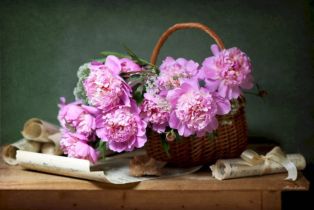 Ekimov Vladimir Photon still lifes Peonies