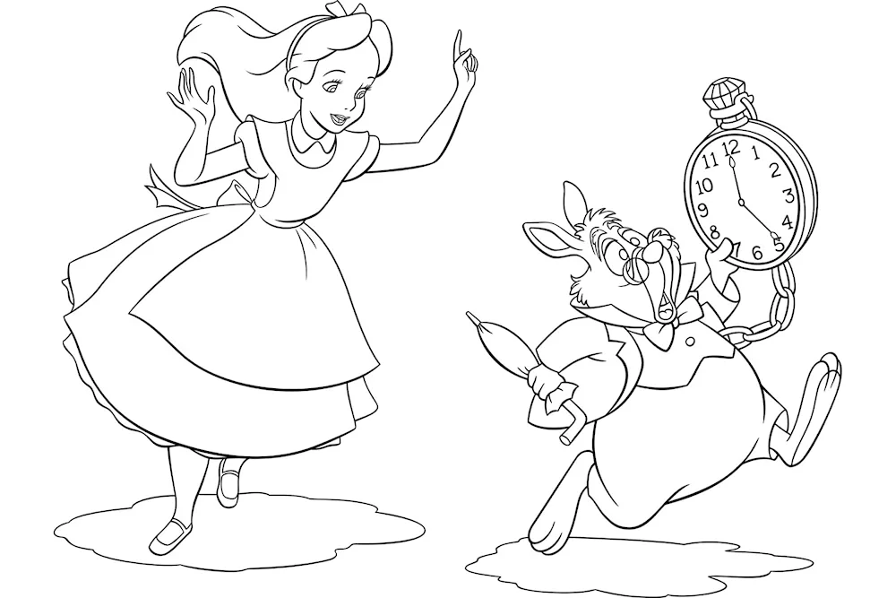 Alice in Wonderland drawings