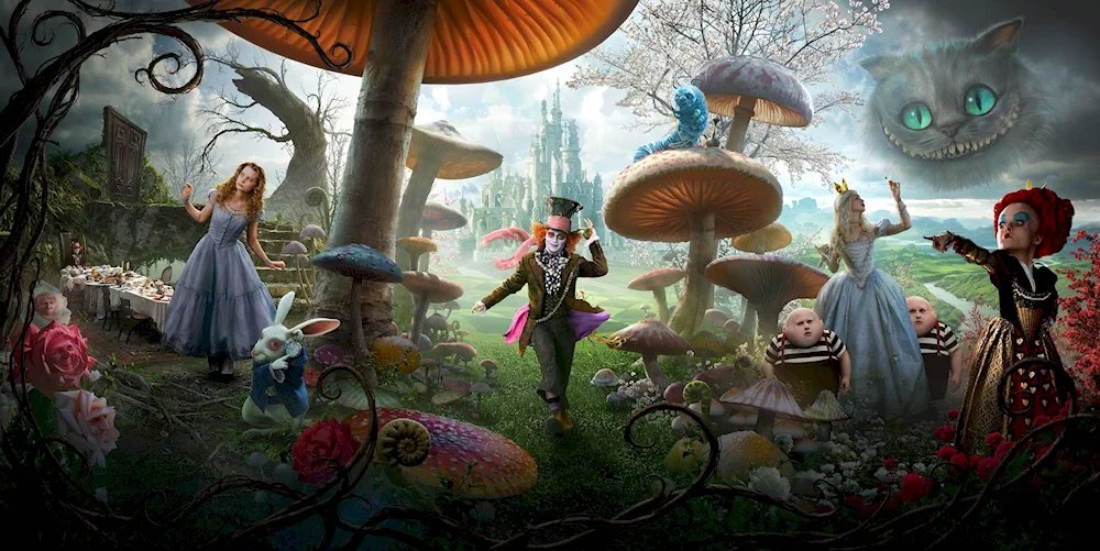 Alice in the Looking Glass by Tim Burton