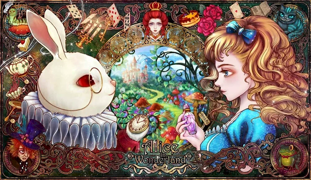 Alice. ‘Alice in Wonderland’ and “Alice in the Looking Glass” Lewis Carroll
