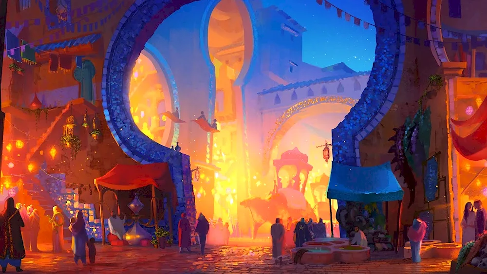 Alladin City Agrabah Fantasy