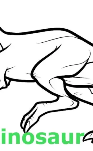 Allosaurus colouring