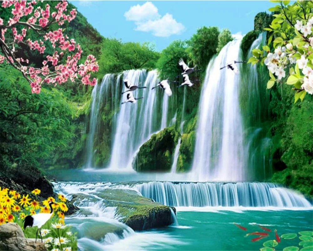 Thomas Kinkade Waterfall