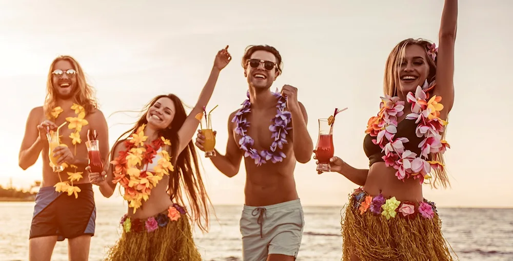 Hawaiian style party
