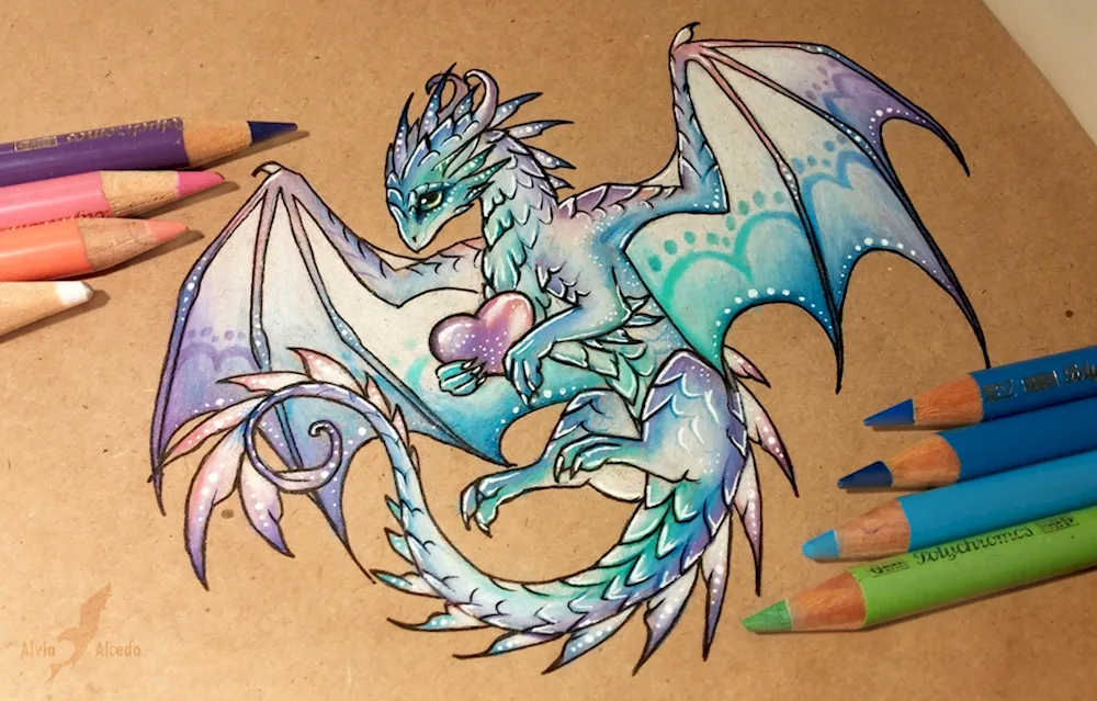 Dragon colouring