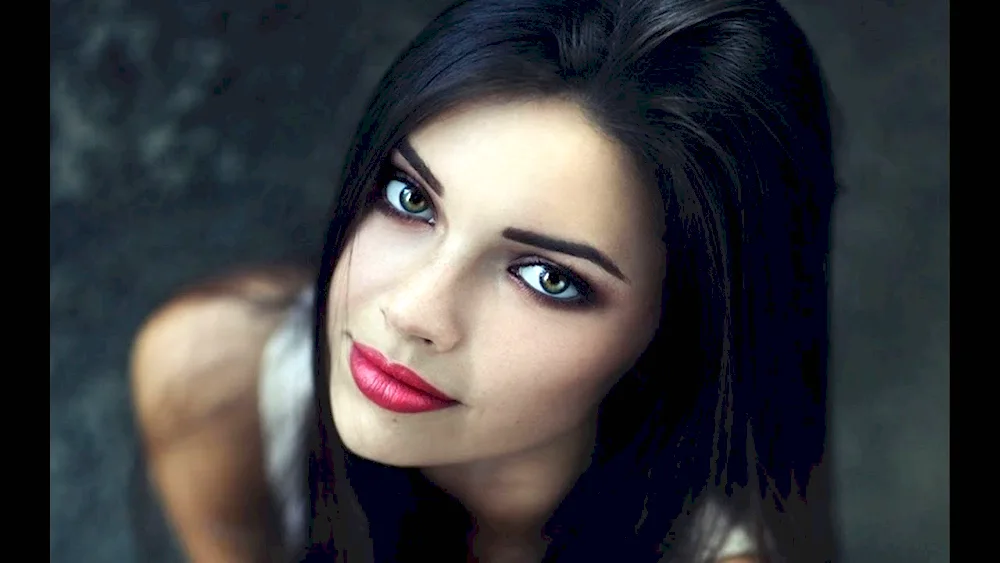 Girl with brown eyes