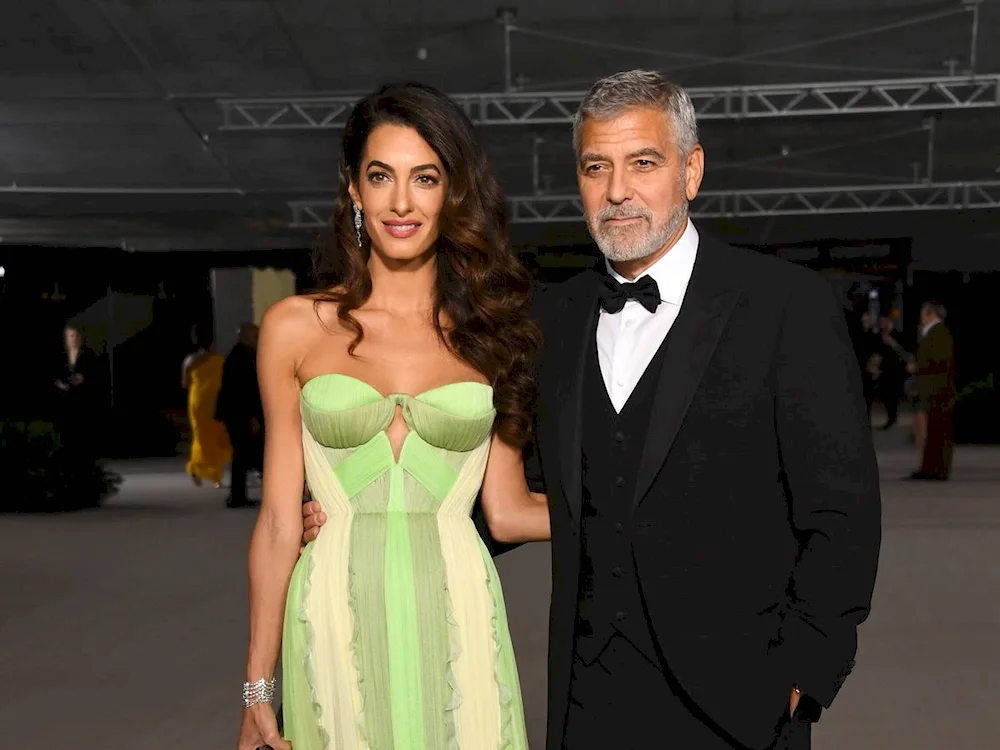 Amal Clooney and George Clooney 2022