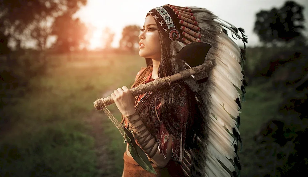 Amanda Adkins Indian Native American Apache Indian Girl
