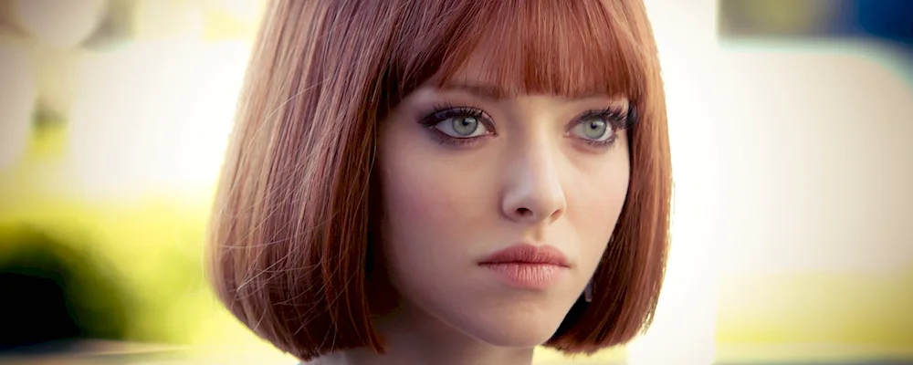 Amanda Seyfried with bangs
