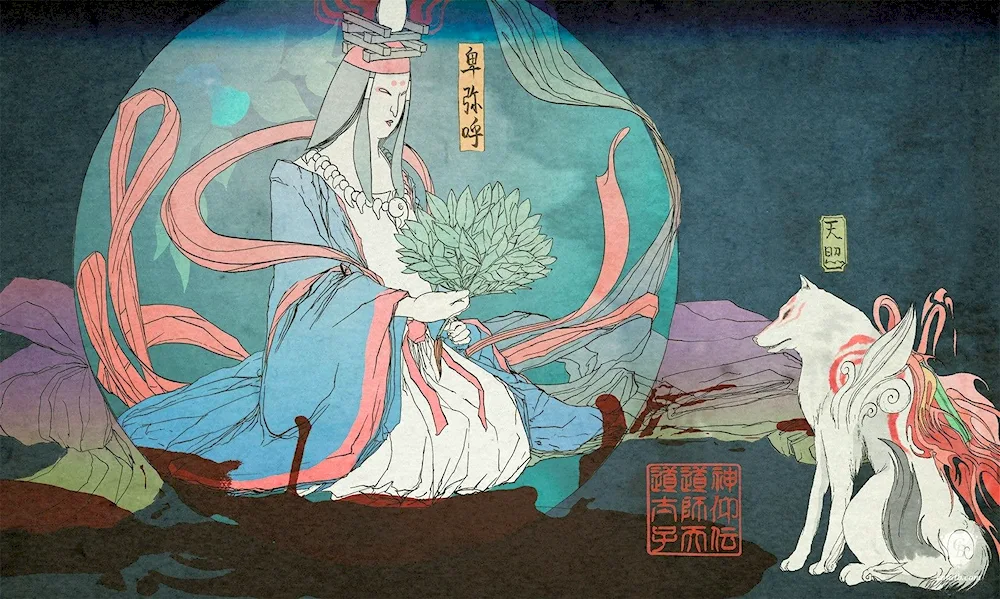Amaterasu Japanese goddess