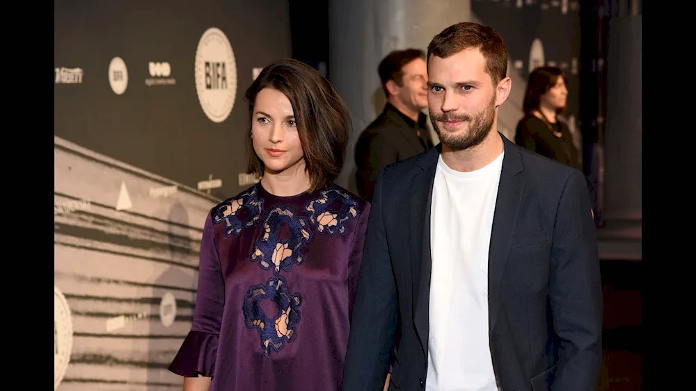 Amelia Warner and Jamie Dornan