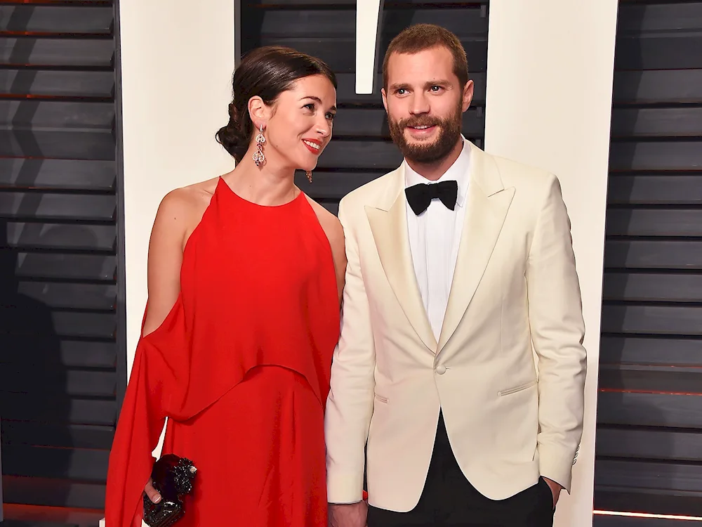 Amelia Warner and Jamie Dornan