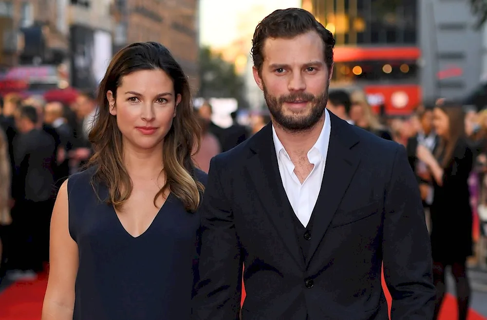 Amelia Warner and Jamie Dornan