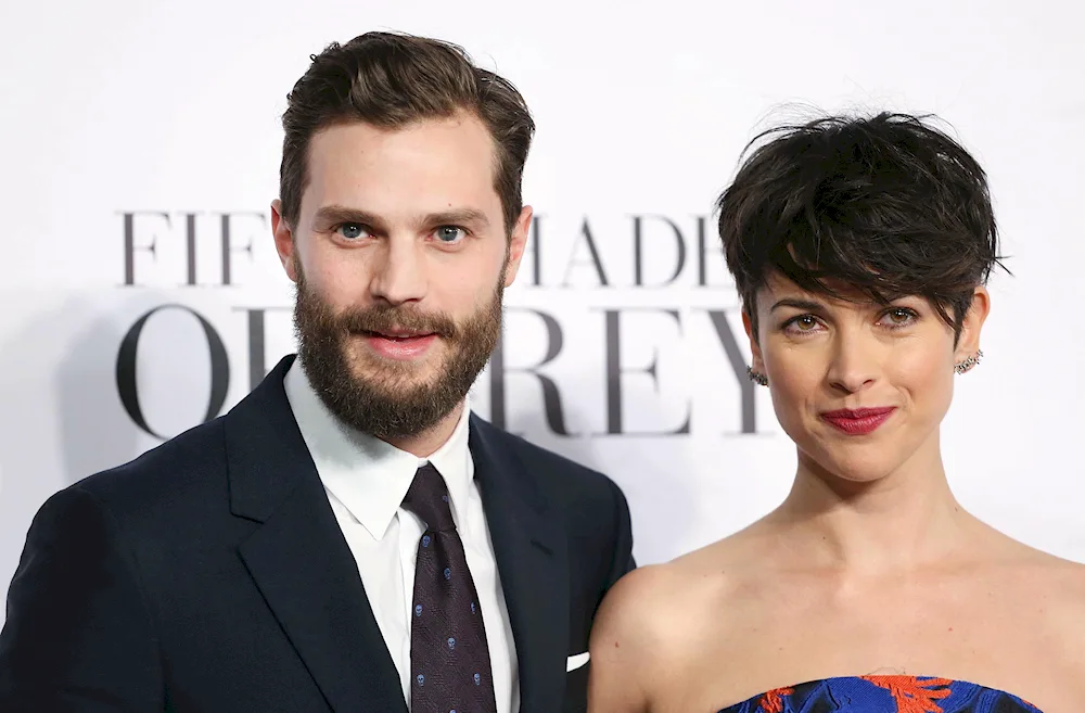 Amelia Warner and Jamie Dornan