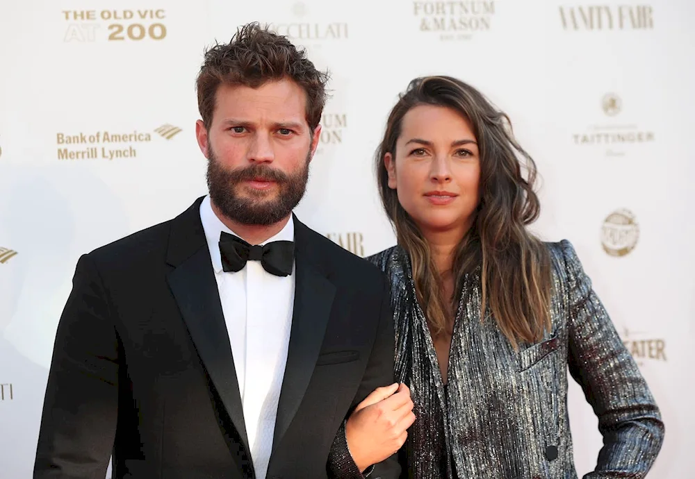 Amelia Warner and Jamie Dornan