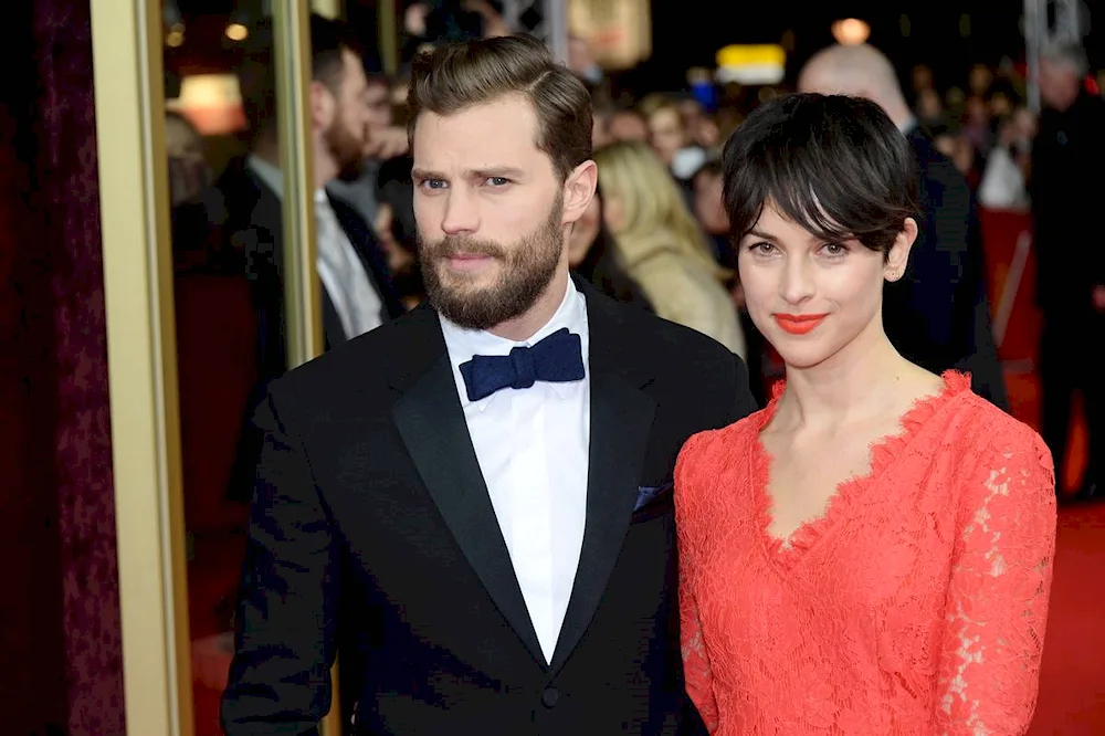 Amelia Warner and Jamie Dornan