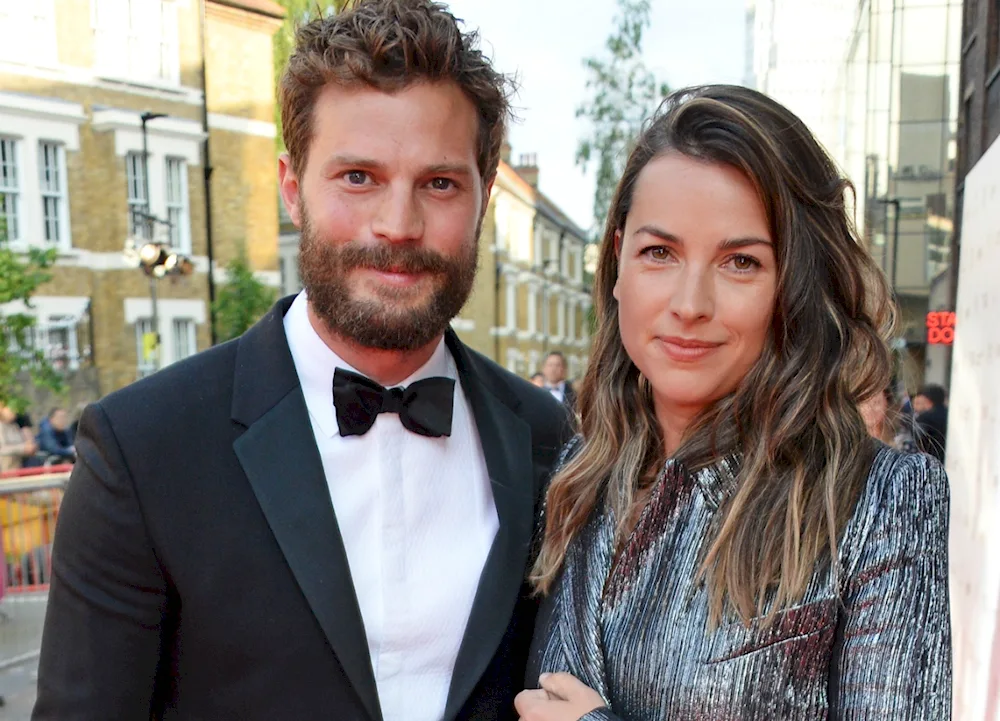 Amelia Warner and Jamie Dornan