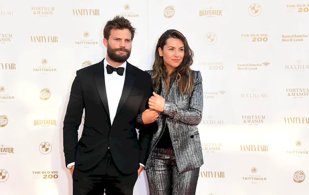 Amelia Warner and Jamie Dornan