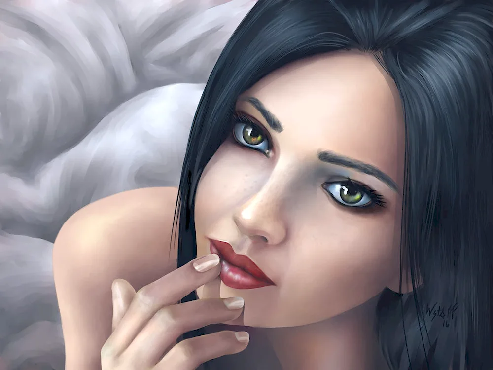 Girl drawing