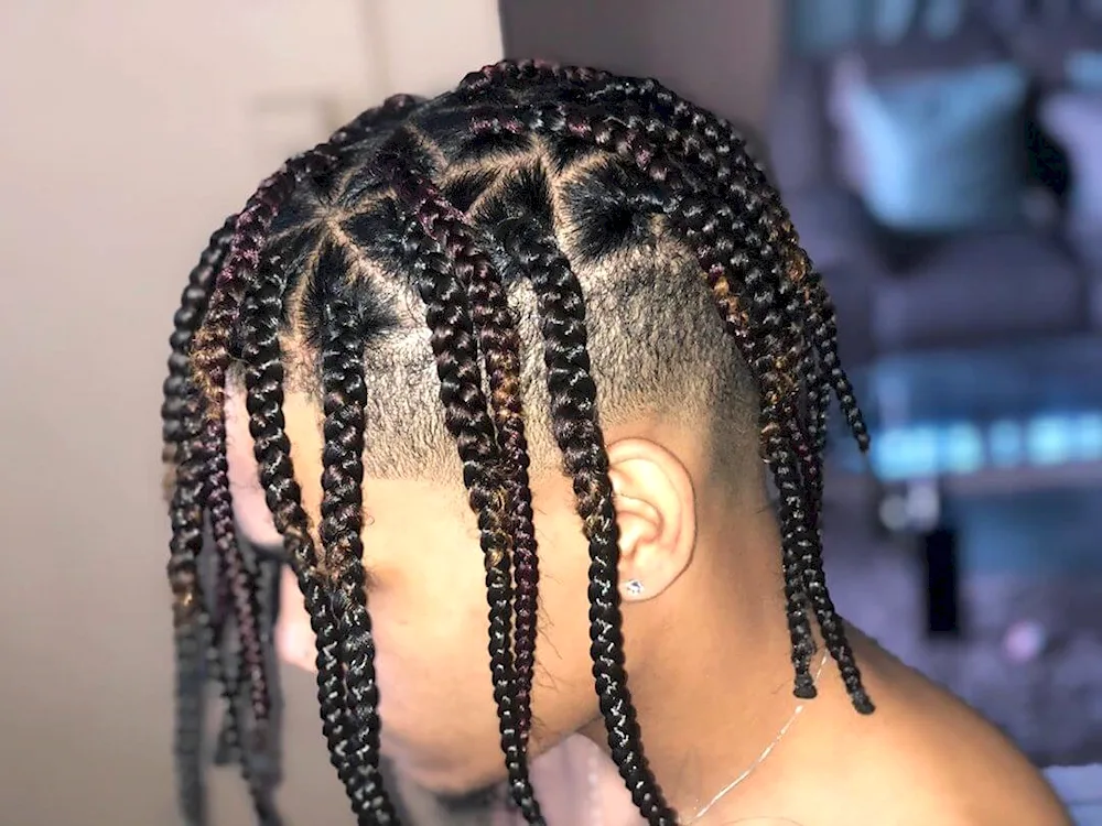 American braids men's