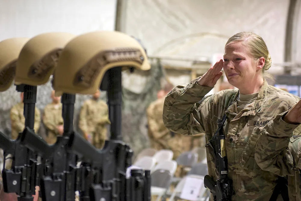 American women military