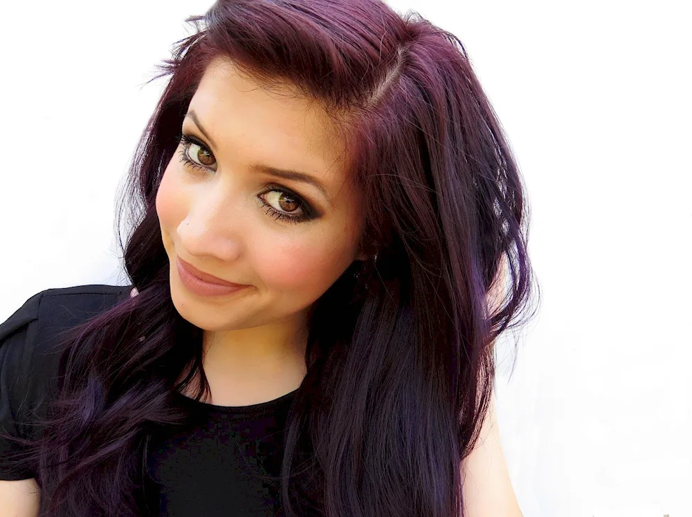 Amethyst hair colour