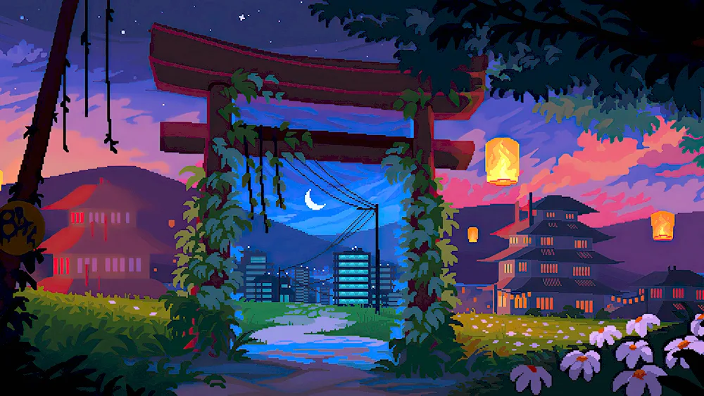 Among AC pixel art