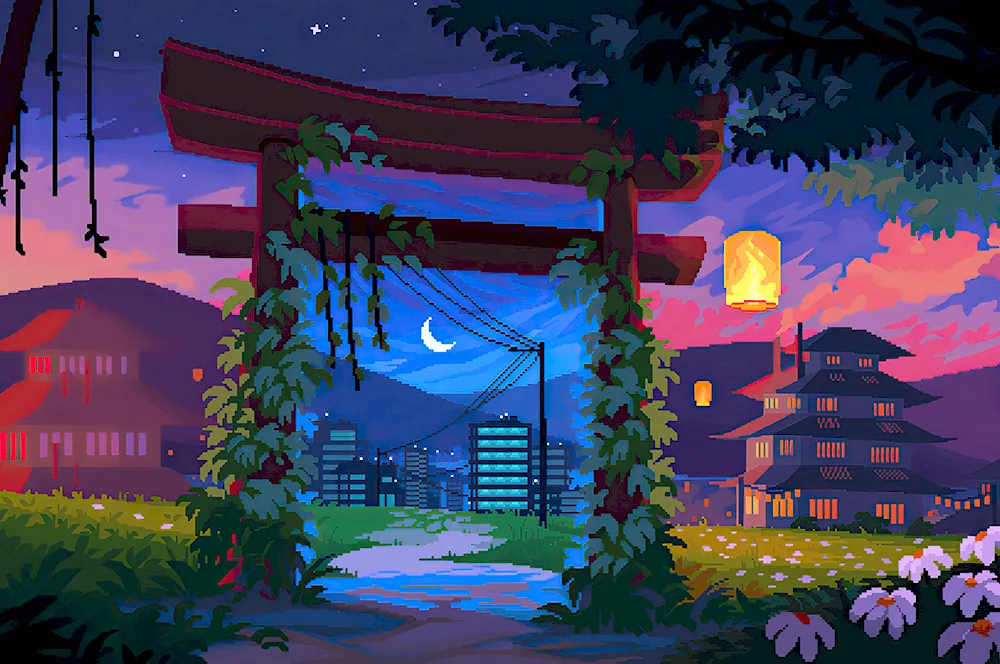 Pixel Art among AC