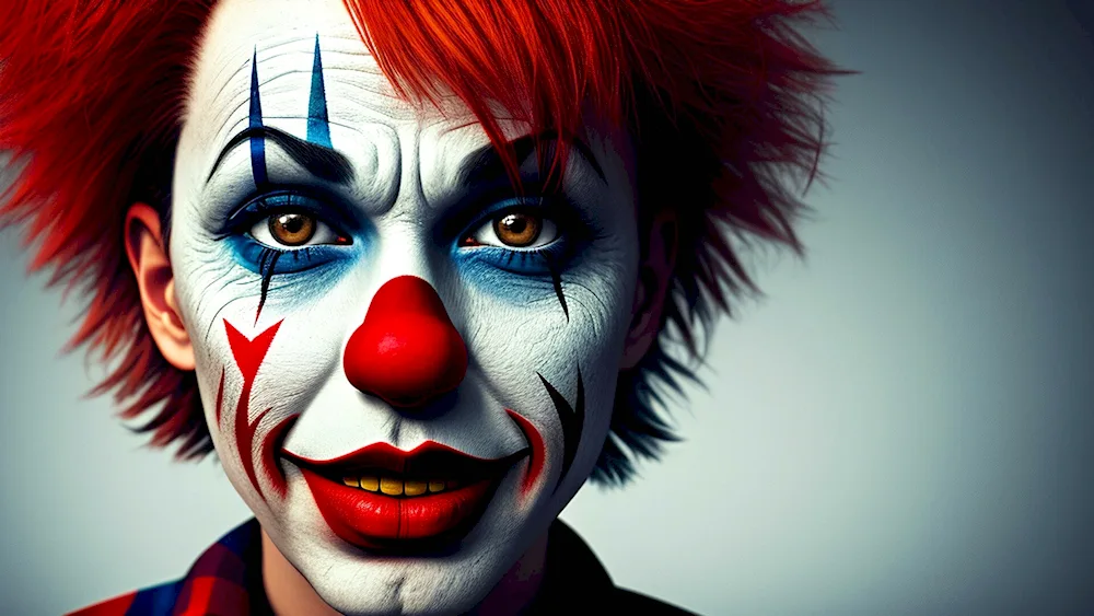 Pennywise clown wallpaper on computer