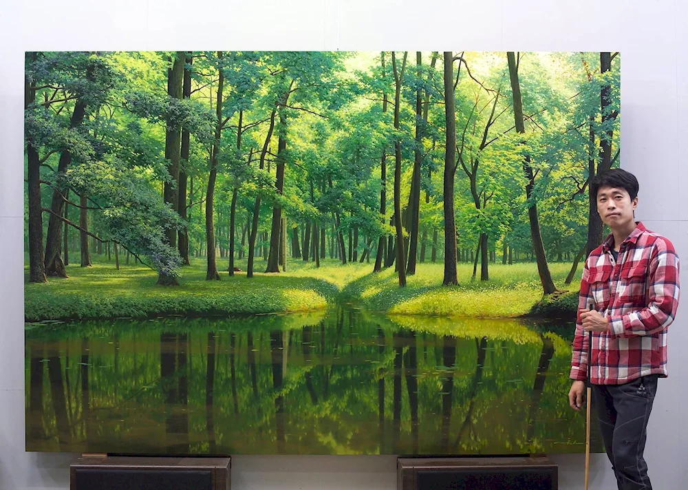 AN Jung Hwang paintings