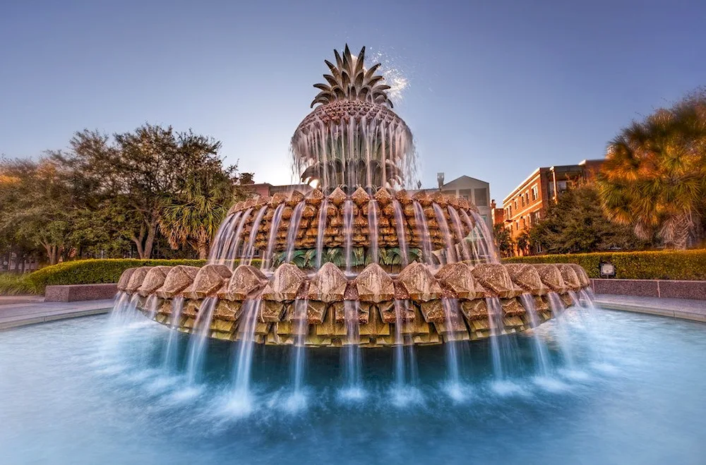 Ananas fountain Charleston South Carolina
