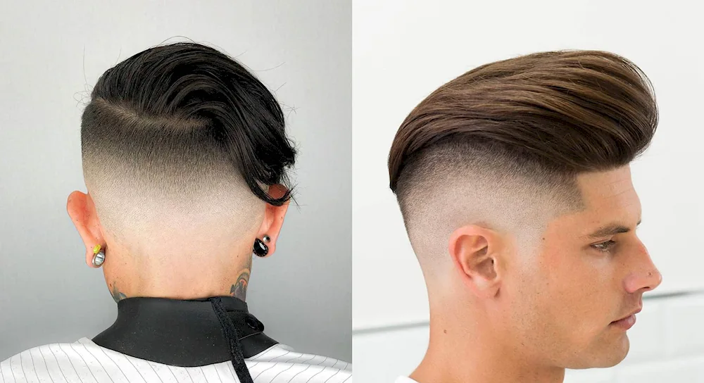 Pompadour undercut