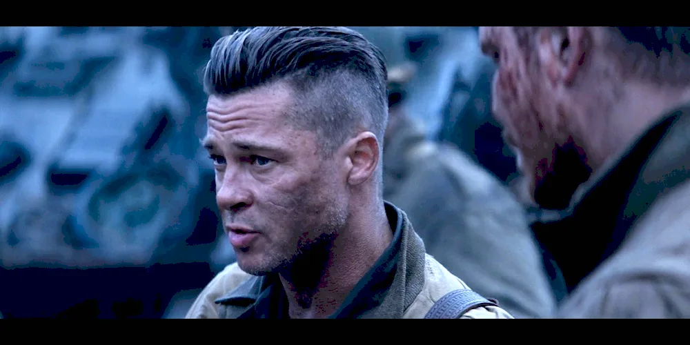 Andercut Brad Pitt fury