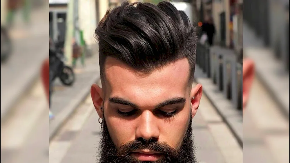 Barbershop haircuts undercut