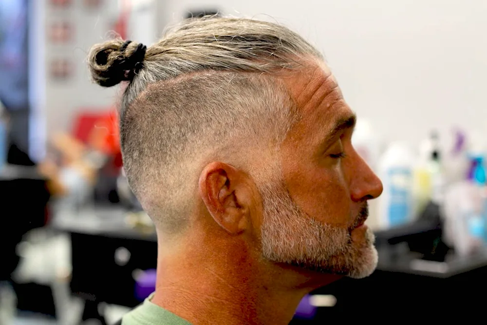 Boy haircut with bangs
