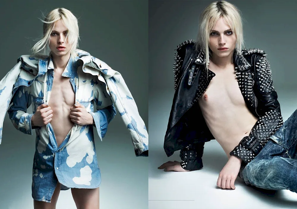 Model androgynous Andrea Pejic