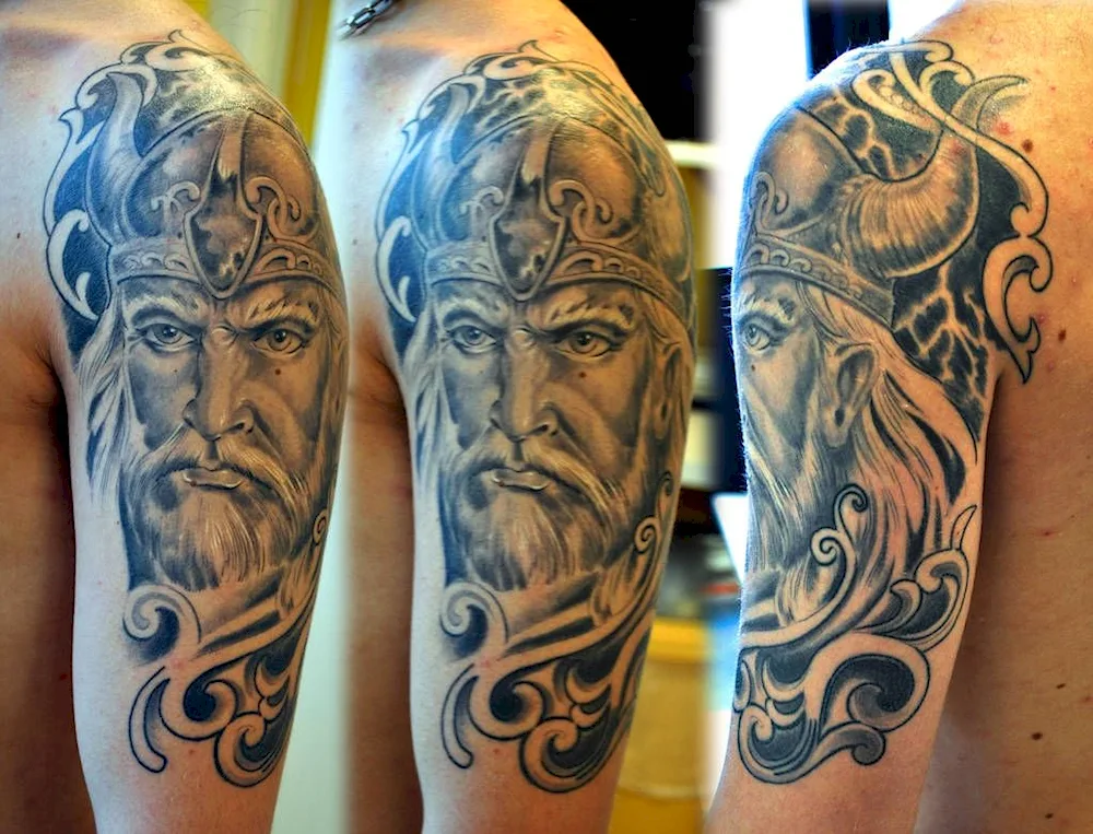 Andrei Viking tattoo