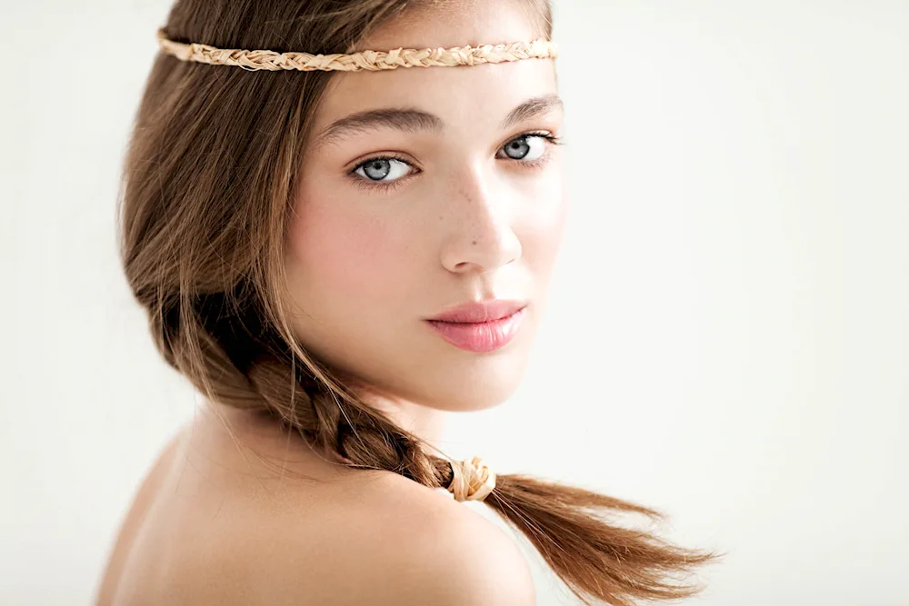 Greek style hairstyles with headband