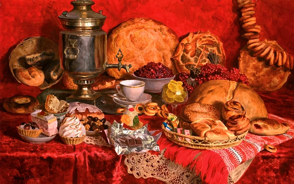 Sergei Andriyaka still lifes
