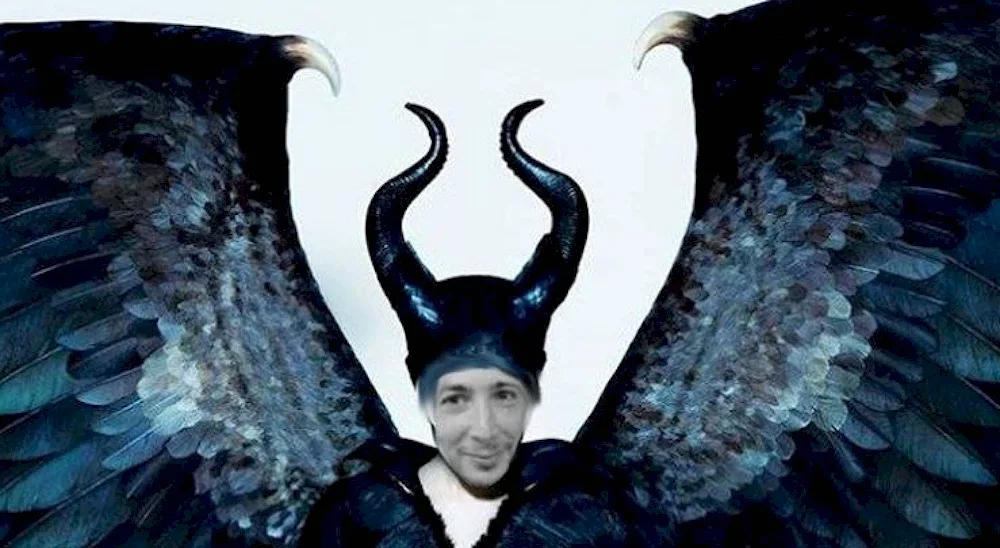 Maleficent with wings