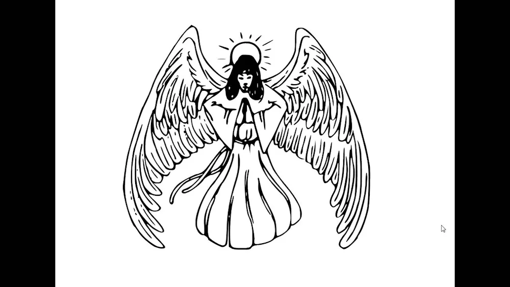 Angel colouring