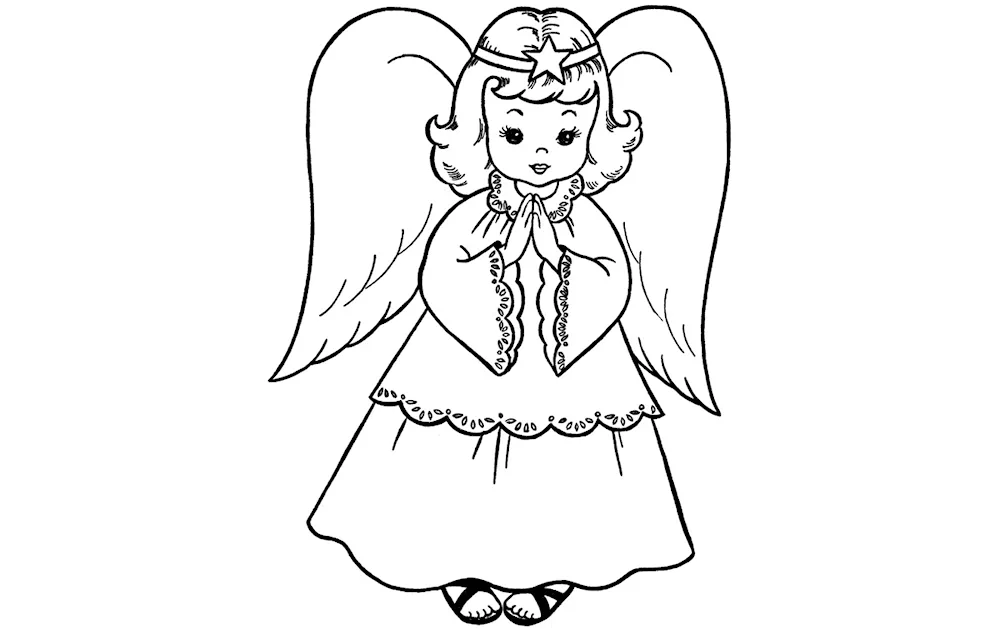 Angel drawing