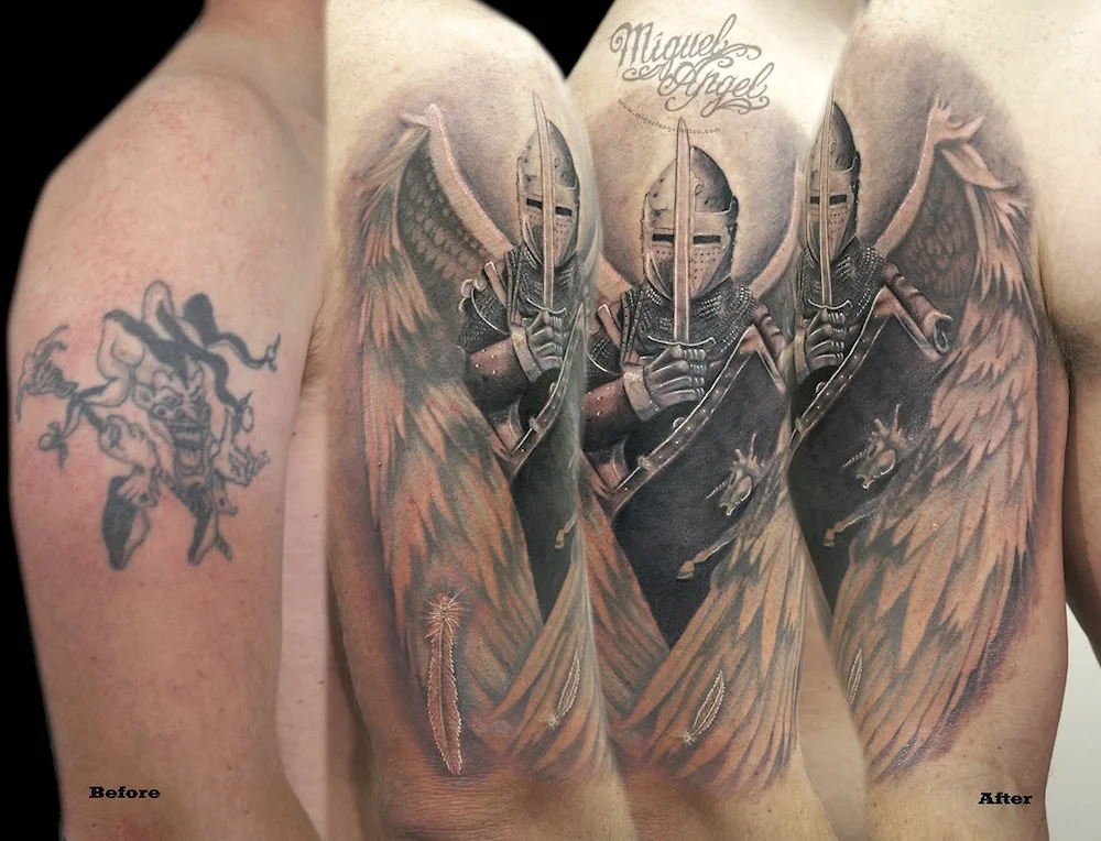 Angel tattoo