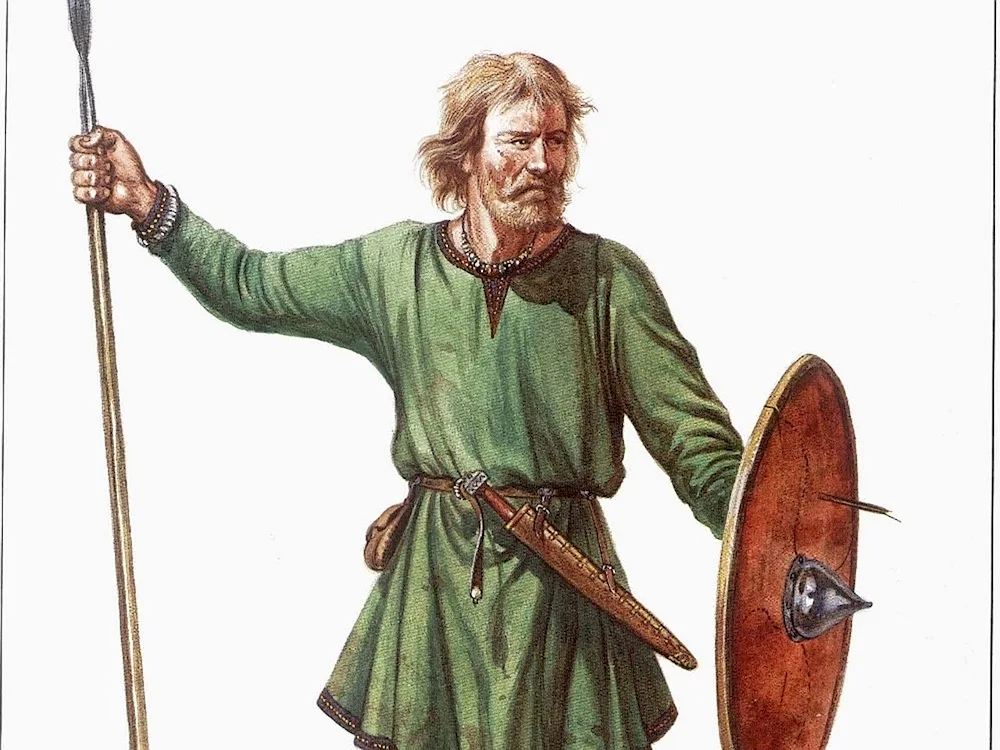 Anglo-Saxon warrior 7th century