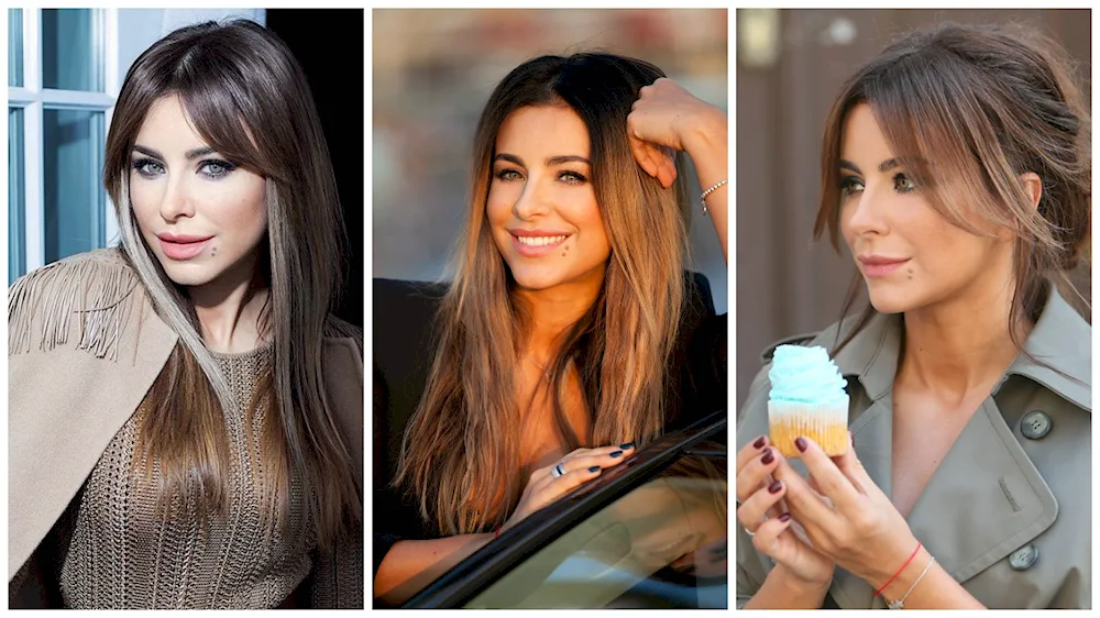 Ani Lorak with long bangs