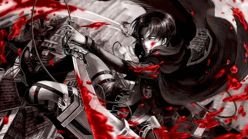 Anime Attack of the Titans Levi Ackerman