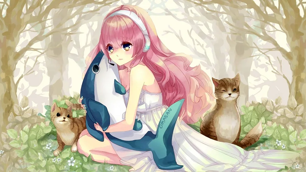 Anime girls cute
