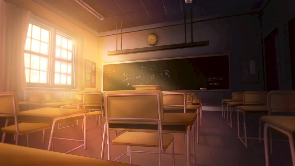 Anime school background class for gacha laif